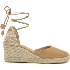 Castañer, Dames, Schoenen, Beige, Maat: 35 EU Suède,