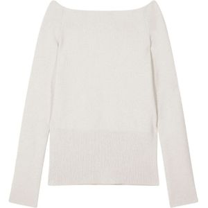 Patrizia Pepe, Dames, Truien, Wit, Maat: XS Wol,