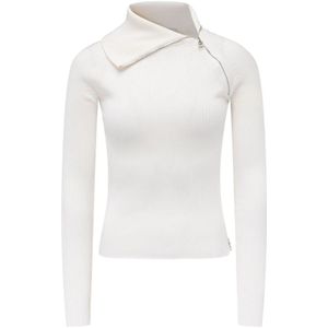 Sportmax, Dames, Truien, Wit, Maat: L