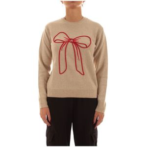 MC2 Saint Barth, Dames, Truien, Beige, Maat: S