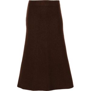 Jil Sander, Dames, Rokken, Paars, Maat: XS Wol,