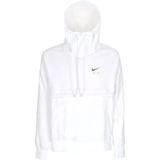 Nike, Heren, Sweatshirts & Hoodies, Wit, Maat: XL Zijde,