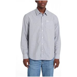 Guess, Heren, Overhemden, Blauw, Maat: S Katoen,