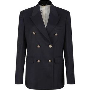 Golden Goose, Dames, Jassen, Zwart, Maat: S Wol,