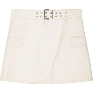 Ganni, Dames, Rokken, Beige, Maat: S Katoen,