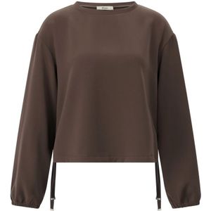 Herno, Dames, Tops, Bruin, Maat: 4XS