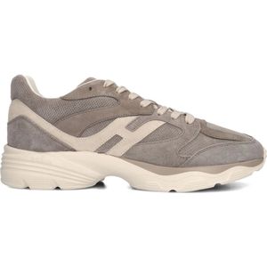 Hogan Taupe Combi Sneakers voor Heren , Beige , Heren , Maat: 41 EU