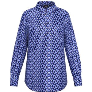 Emme DI Marella, Dames, Blouses & Shirts, Blauw, Maat: S Viscose,
