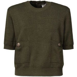 Golden Goose, Dames, Truien, Groen, Maat: XS