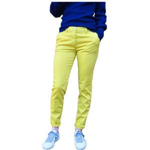 Mason's, Dames, Broeken, Geel, Maat: XS Katoen,