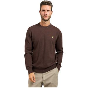 Lyle & Scott, Heren, Truien, Bruin, Maat: XL Katoen,