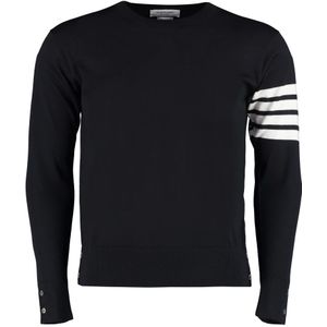 Thom Browne - Gestreepte Wollen Trui - Blauw - Heren