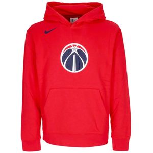 Nike, Heren, Sweatshirts & Hoodies, Rood, Maat: S Katoen,