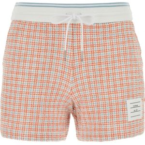 Thom Browne, Dames, Korte broeken, Oranje, Maat: XS