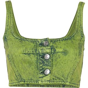 Marni, Dames, Tops, Groen, Maat: XS