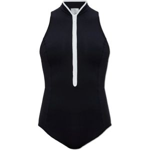 Hunza G, Dames, Badkleding, Zwart, Maat: S Polyamide,