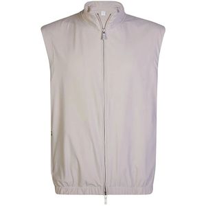 Eleventy, Heren, Jassen, Beige, Maat: S Jersey,