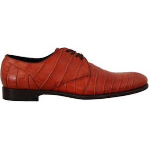 Dolce & Gabbana, Heren, Schoenen, Oranje, Maat: 41 EU Leer,
