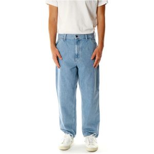 Carhartt Wip, Heren, Jeans, Blauw, Maat: W36 L30 Katoen,
