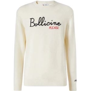 MC2 Saint Barth, Heren, Truien, Wit, Maat: 2XL Wol,