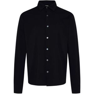 Zegna, Heren, Overhemden, Blauw, Maat: L Katoen,