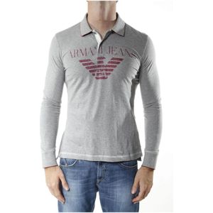 Armani Jeans, Heren, Tops, Grijs, Maat: L
