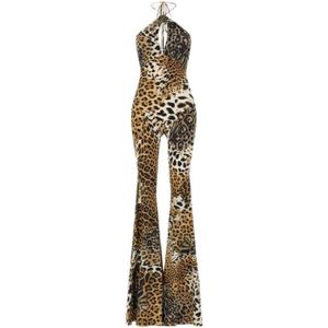 Roberto Cavalli, Dames, Jumpsuits & Playsuits, Bruin, Maat: S