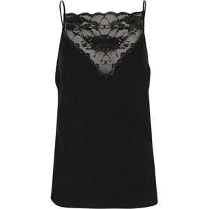 By Malene Birger, Dames, Tops, Zwart, Maat: M Nylon,