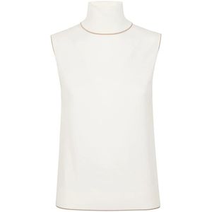 Eleventy, Dames, Truien, Wit, Maat: XS Wol,