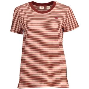 Levi's, Dames, Tops, Rood, Maat: S Katoen,