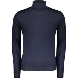 Moorer, Heren, Truien, Blauw, Maat: L Wol,