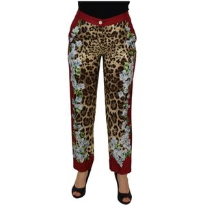 Dolce & Gabbana, Dames, Broeken, Veelkleurig, Maat: XS