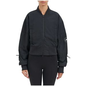 Adidas by Stella McCartney, Dames, Jassen, Zwart, Maat: S Poliester,