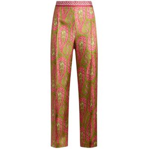 Etro, Dames, Broeken, Veelkleurig, Maat: M Poliester,