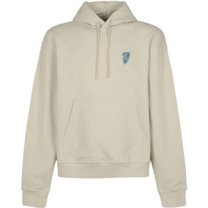 Burberry, Heren, Sweatshirts & Hoodies, Beige, Maat: S Katoen,
