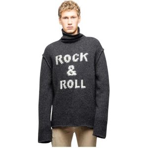 Zadig & Voltaire, Heren, Truien, Grijs, Maat: XL Wol,