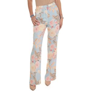 Guess, Dames, Broeken, Veelkleurig, Maat: S Linnen,
