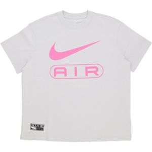 Nike - Air Bf Tee Photon Dust - T-shirt - Grijs - Dames - Katoen