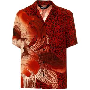 Just Cavalli, Heren, Overhemden, Rood, Maat: M