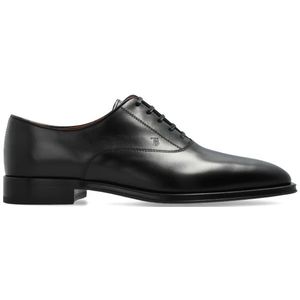 Tod's Leren schoenen , Black , Heren , Maat: 44 EU