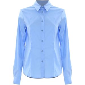 Kocca, Dames, Blouses & Shirts, Blauw, Maat: S Katoen,