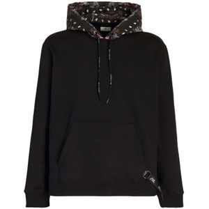 Etro, Heren, Sweatshirts & Hoodies, Zwart, Maat: XL Katoen,