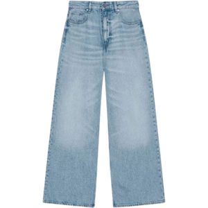 Acne Studios, Dames, Jeans, Blauw, Maat: W25 Katoen,