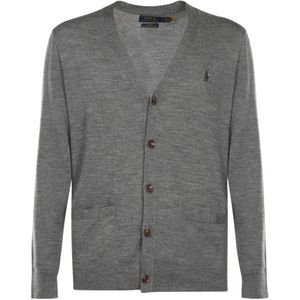 Polo Ralph Lauren, Heren, Truien, Grijs, Maat: XL Wol,