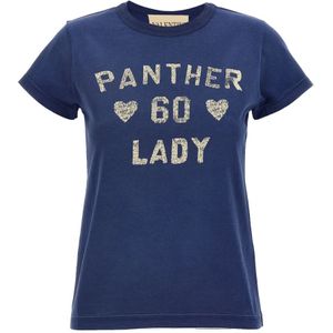 Valentino Garavani, Dames, Tops, Blauw, Maat: S Katoen,