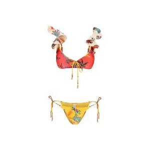 Zimmermann Bikinis , Multicolor , Dames , Maat: S