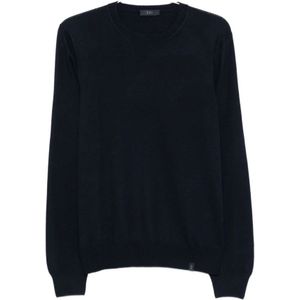 Fay, Heren, Truien, Blauw, Maat: L Wol,