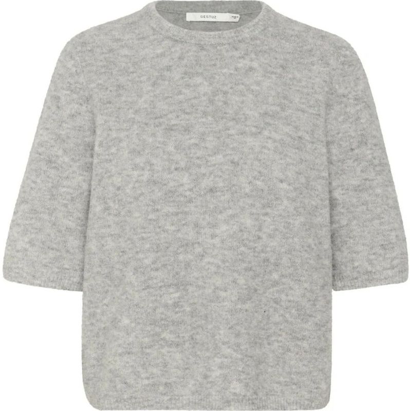 Gestuz, Dames, Truien, Grijs, Maat: S Wol,