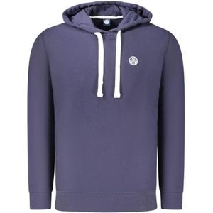 North Sails, Heren, Sweatshirts & Hoodies, Blauw, Maat: S Katoen,