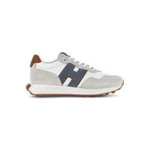 Hogan Witte Sneakers met Multikleurig Design , White , Heren , Maat: 40 1/2 EU